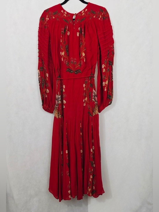 Farm Rio Berry Garden Pleated Maxi Dress - Picture 7 of 8